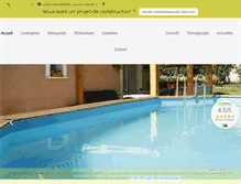 Tablet Screenshot of olmiere-constructions.fr